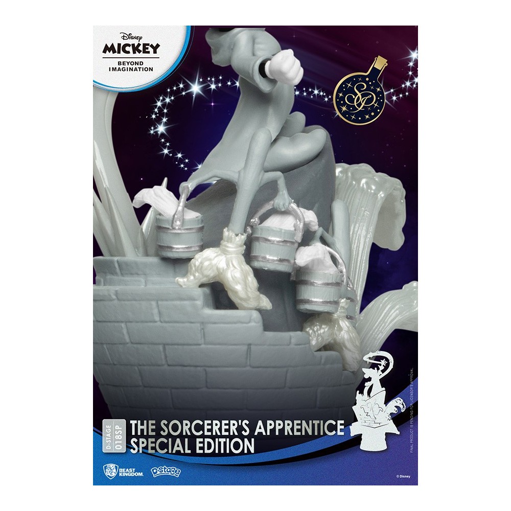 D-STAGE DISNEY MICKEY SORCERER APPRENTICE STATUA FIGURE DIORAMA BEAST KINGDOM