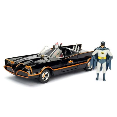 CLASSIC TV SERIES BATMOBILE AND BATMAN 1966 MODEL KIT FIGURE JADA TOYS