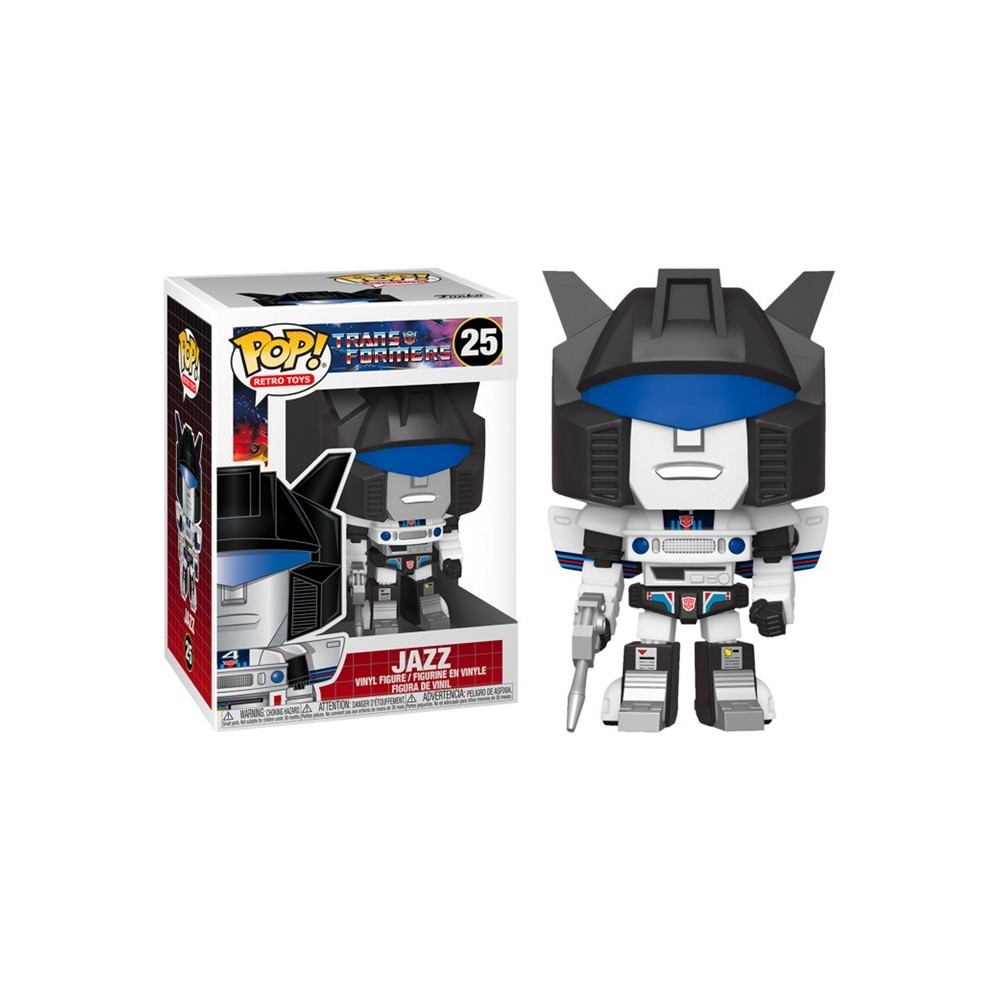 FUNKO FUNKO POP! TRANSFORMERS JAZZ BOBBLE HEAD KNOCKER FIGURE