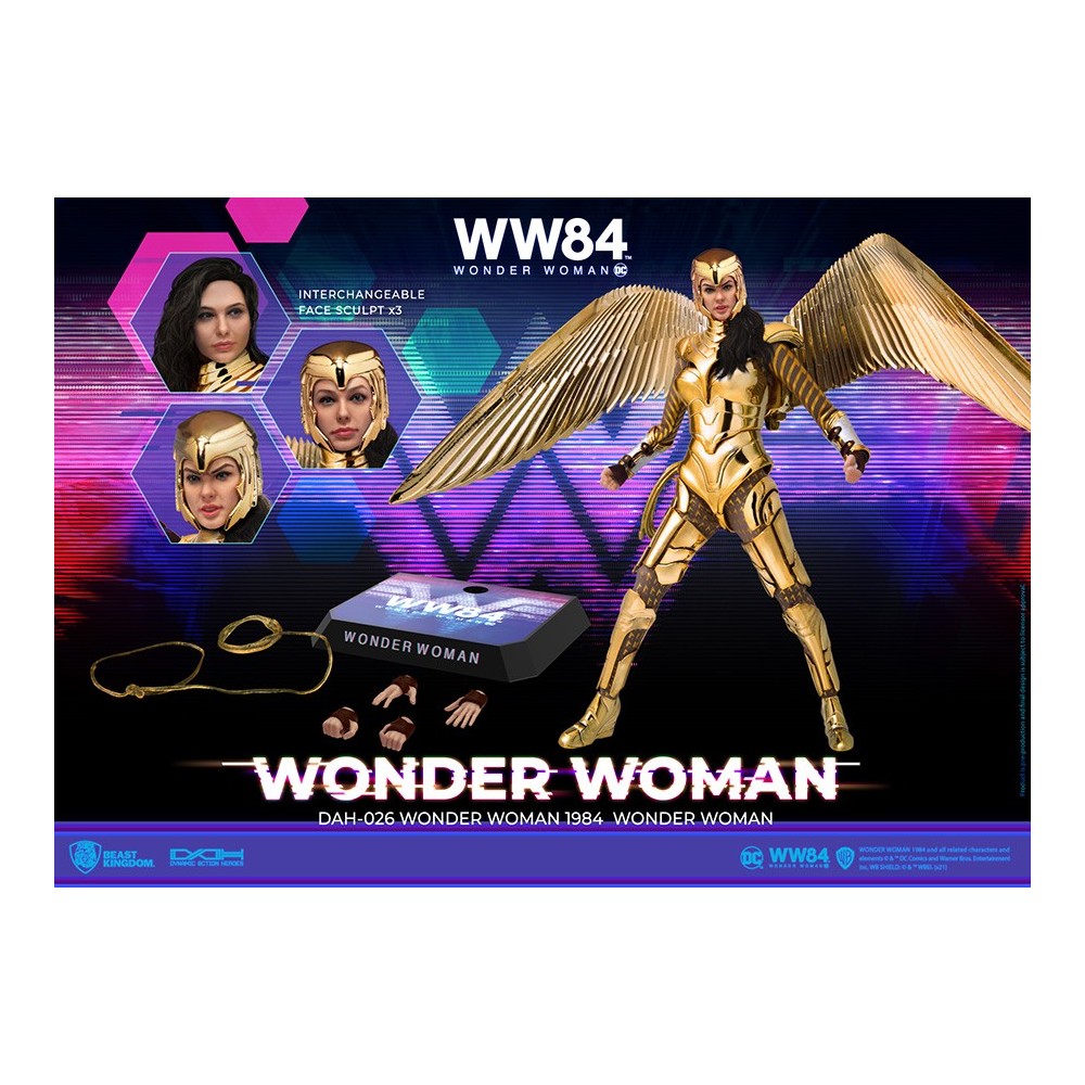 WONDER WOMAN 1984 GOLDEN ARMOR DAH-026 ACTION FIGURE BEAST KINGDOM