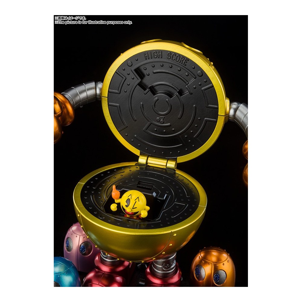 BANDAI PAC-MAN CHOGOKIN DIECAST MODEL ACTION FIGURE
