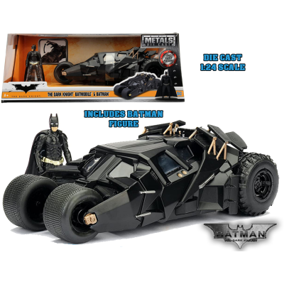 BATMAN THE DARK KNIGHT TRILOGY BATMOBILE DIE CAST 1/24 MODEL JADA TOYS