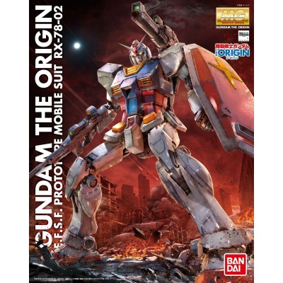 MASTER GRADE MG GUNDAM THE ORIGIN RX-78-02 1/100 MODEL KIT ACTION FIGURE BANDAI