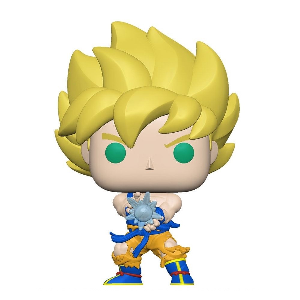 FUNKO POP! DRAGON BALL Z SUPER SAIYAN GOKU KAMEHAMEHA BOBBLE HEAD FIGURE FUNKO