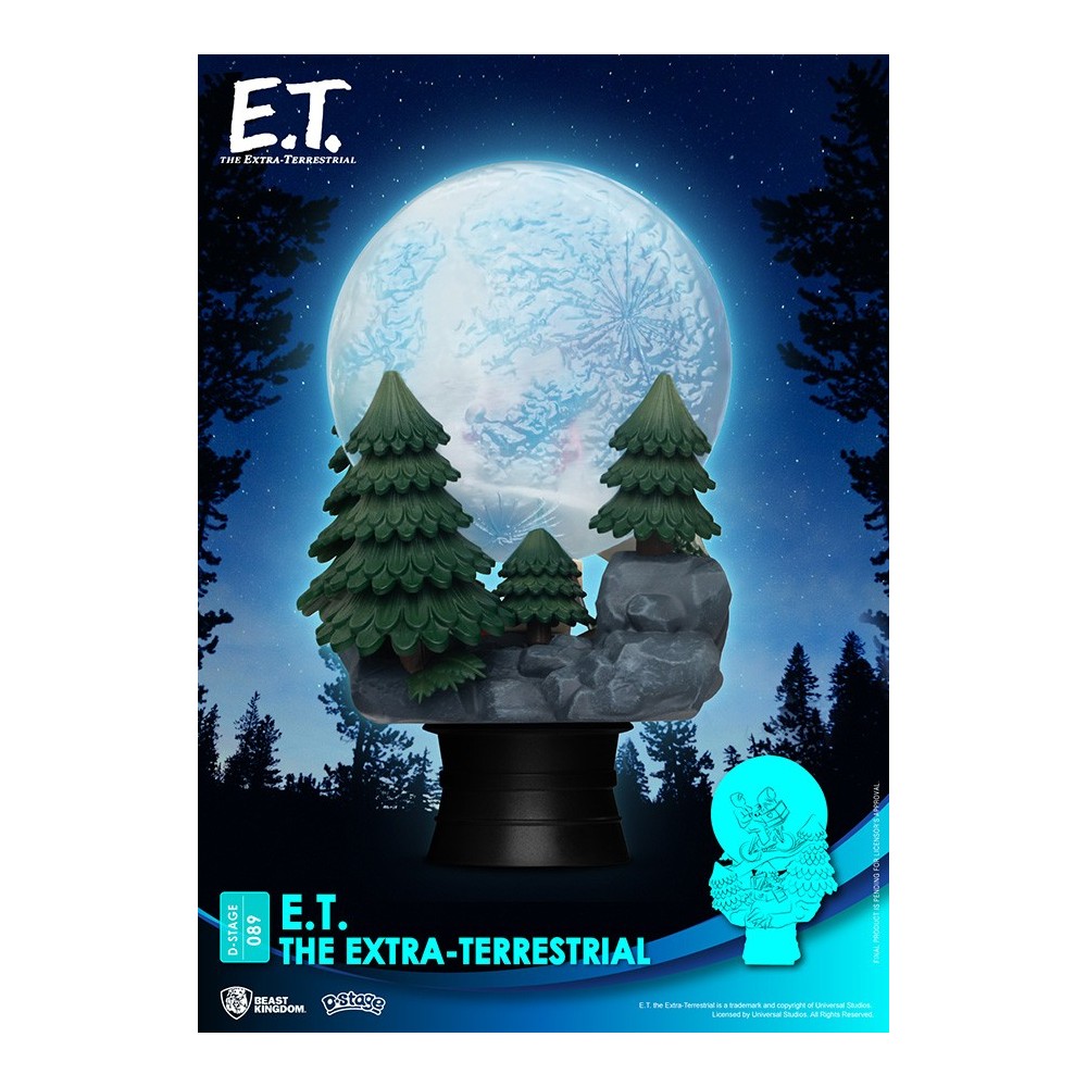 BEAST KINGDOM D-STAGE E.T. THE EXTRA-TERRESTRIAL STATUE FIGURE DIORAMA