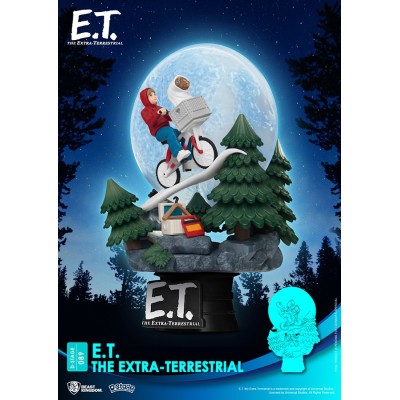 D-STAGE E.T. THE EXTRA-TERRESTRIAL STATUA FIGURE DIORAMA BEAST KINGDOM