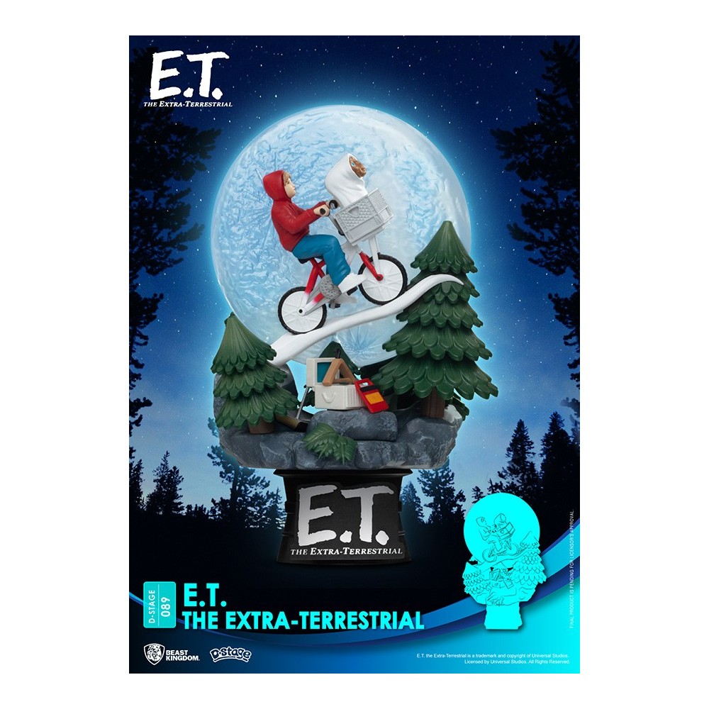 BEAST KINGDOM D-STAGE E.T. THE EXTRA-TERRESTRIAL STATUE FIGURE DIORAMA