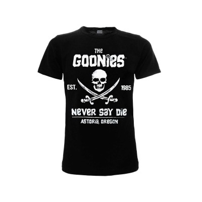 MAGLIA T SHIRT THE GOONIES NEVER SAY DIE