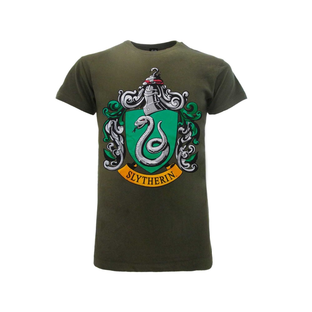 MAGLIA T SHIRT HARRY POTTER SLYTHERIN SERPEVERDE