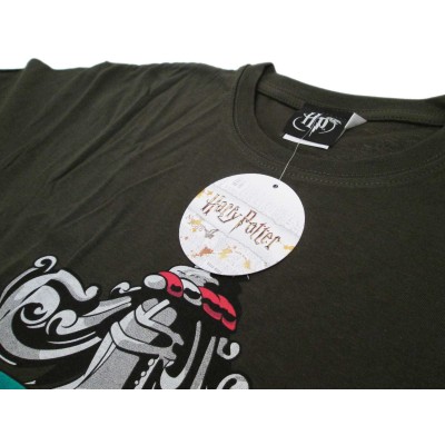 MAGLIA T SHIRT HARRY POTTER SLYTHERIN SERPEVERDE
