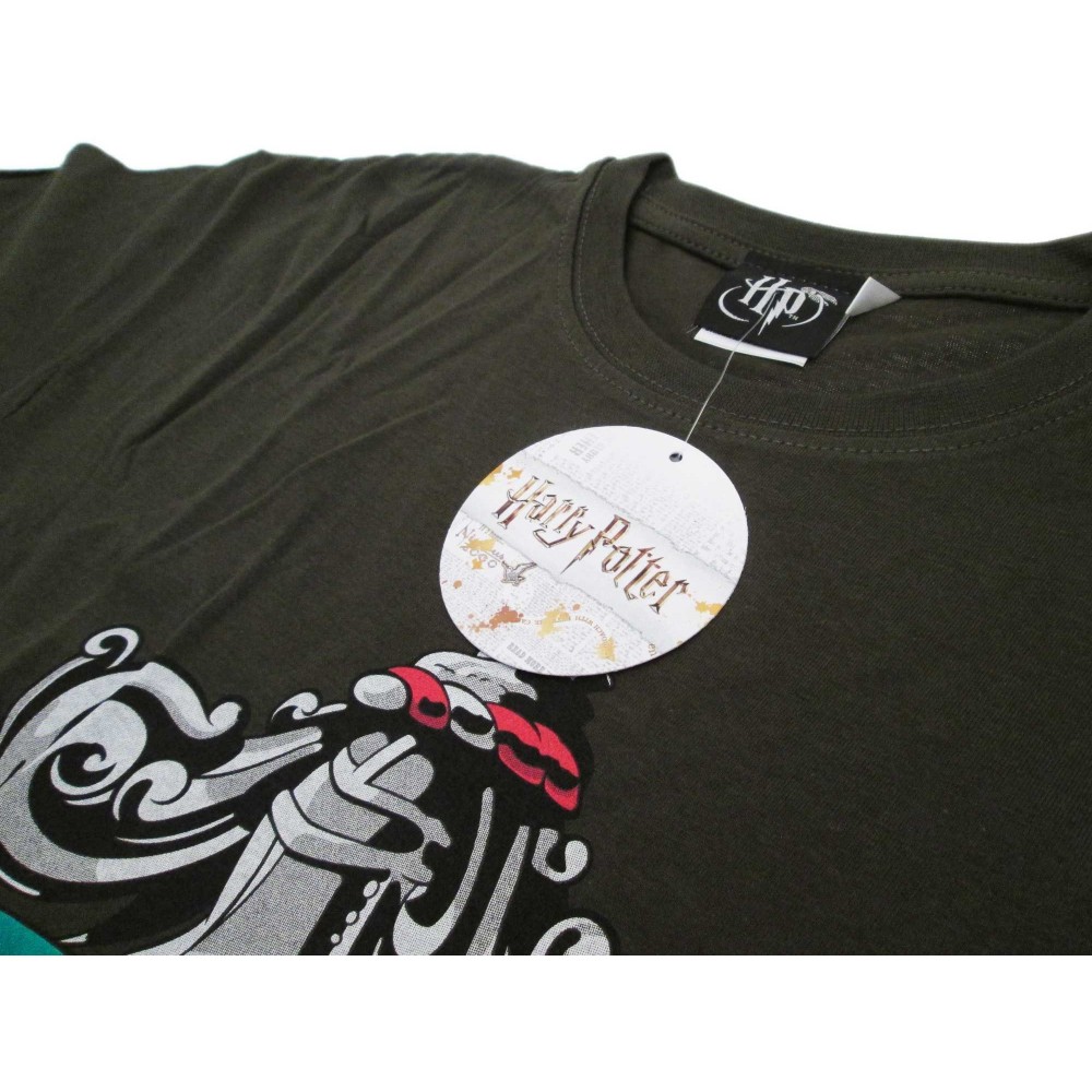 MAGLIA T SHIRT HARRY POTTER SLYTHERIN SERPEVERDE