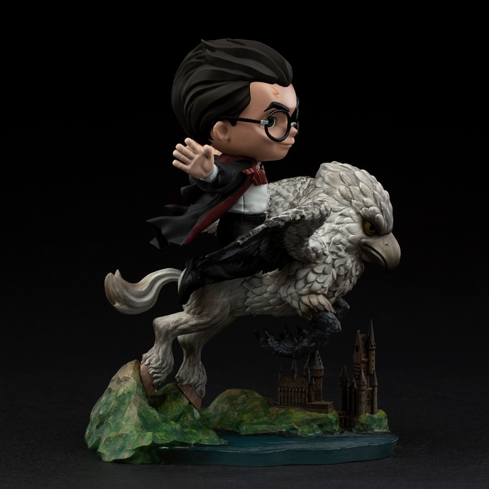 IRON STUDIOS HARRY POTTER ON BUCKBEAK MINICO FIGURE 16 CM STATUE