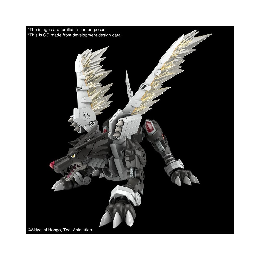 DIGIMON FIGURE RISE METALGARURUMON BLACK VER. AMPLIFIED MODEL KIT FIGURE BANDAI
