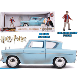 HARRY POTTER 1959 FORD ANGLIA DIE CAST 1/24 MODEL JADA TOYS
