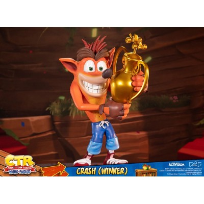 FIRST4FIGURES CTR CRASH TEAM RACING CRASH BANDICOOT WINNER STATUE FIGURE