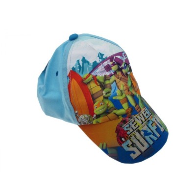 CAPPELLO BASEBALL CAP TMNT TARTARUGHE NINJA SURFIN AZZURRO