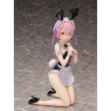 FREEING RE:ZERO RAM BARE LEG BUNNY STATUA 1/4 PINK HAIR FIGURE