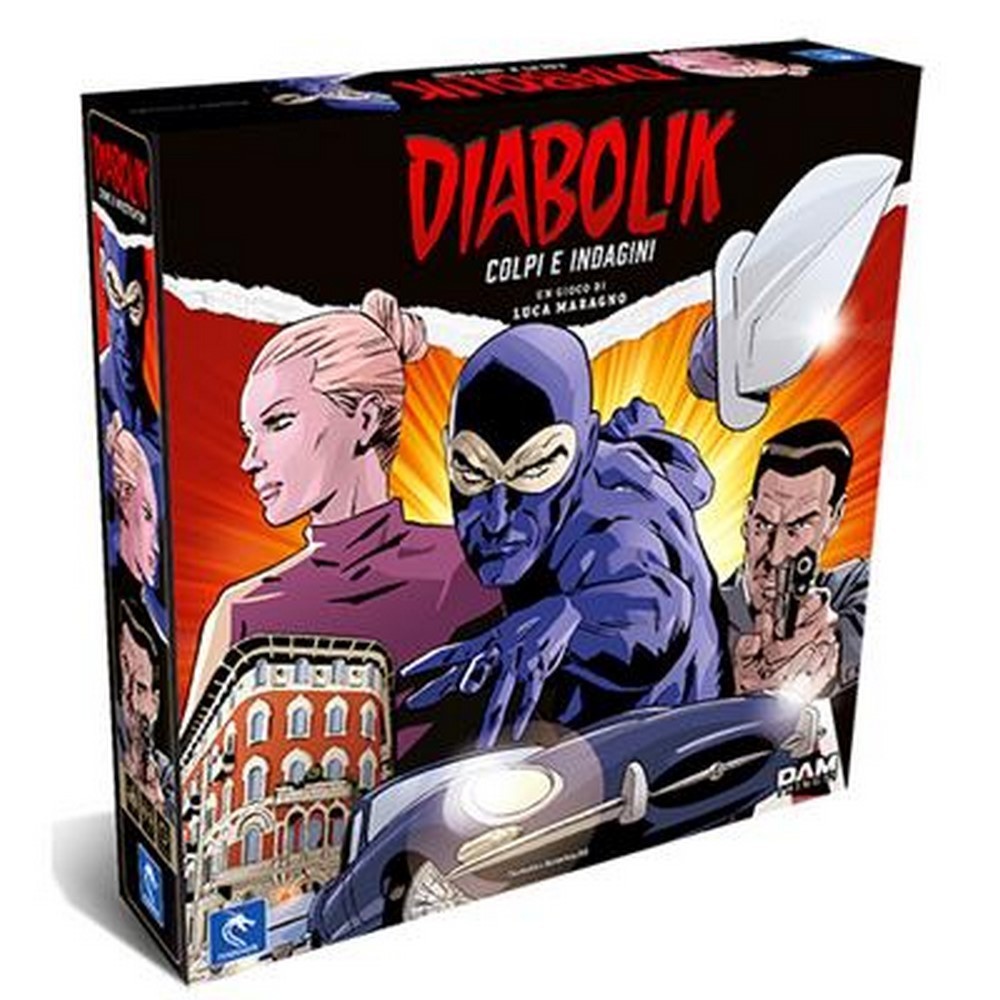 DIABOLIK COLPI E INDAGINI GIOCO DA TAVOLO ITALIANO ASMODEE